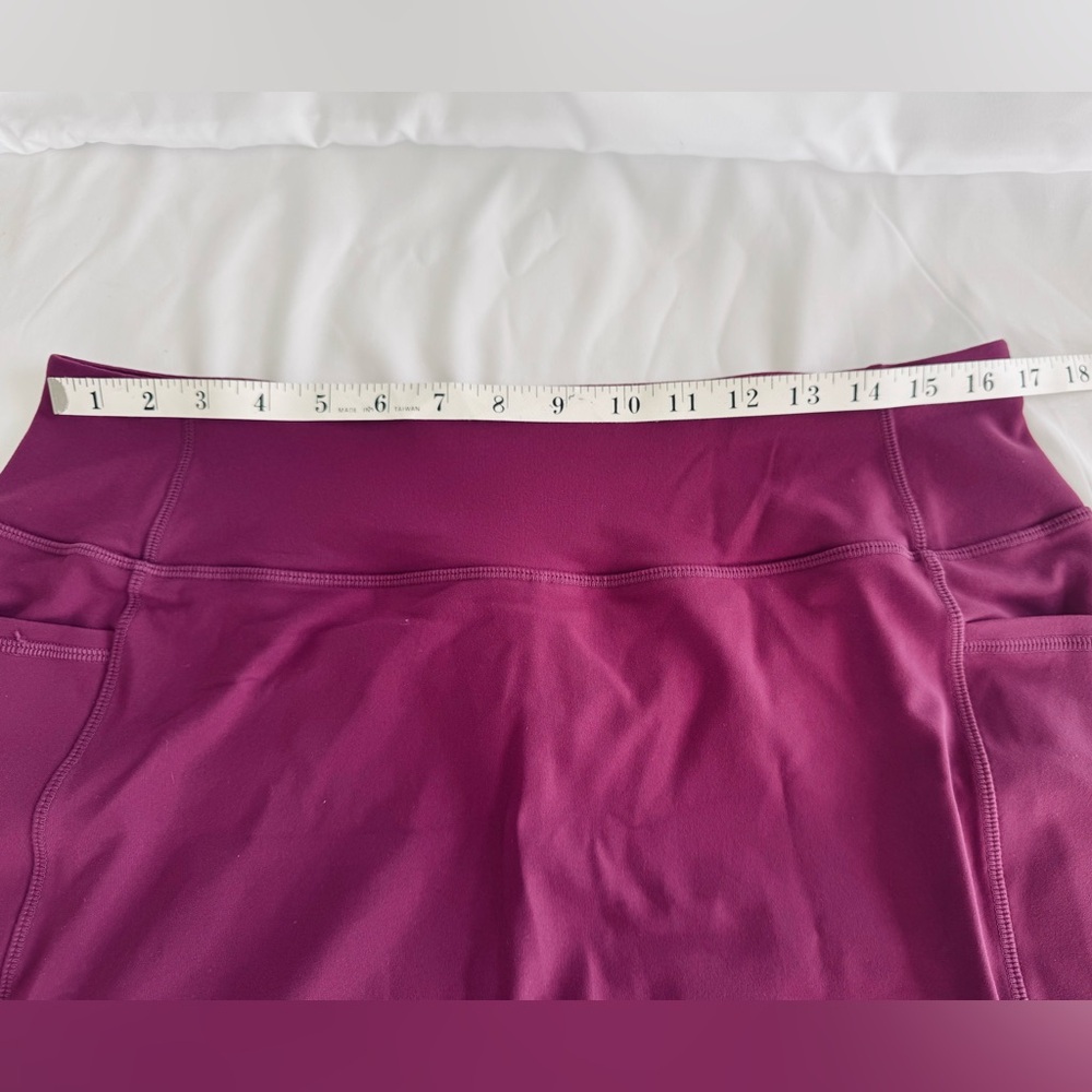Skechers Womens Go Flex Go Walk High Waisted Skort Size XL Burgundy Red #118930 - Picture 6 of 10